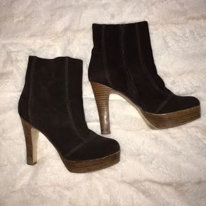 Steve Madden Brown leather booties
